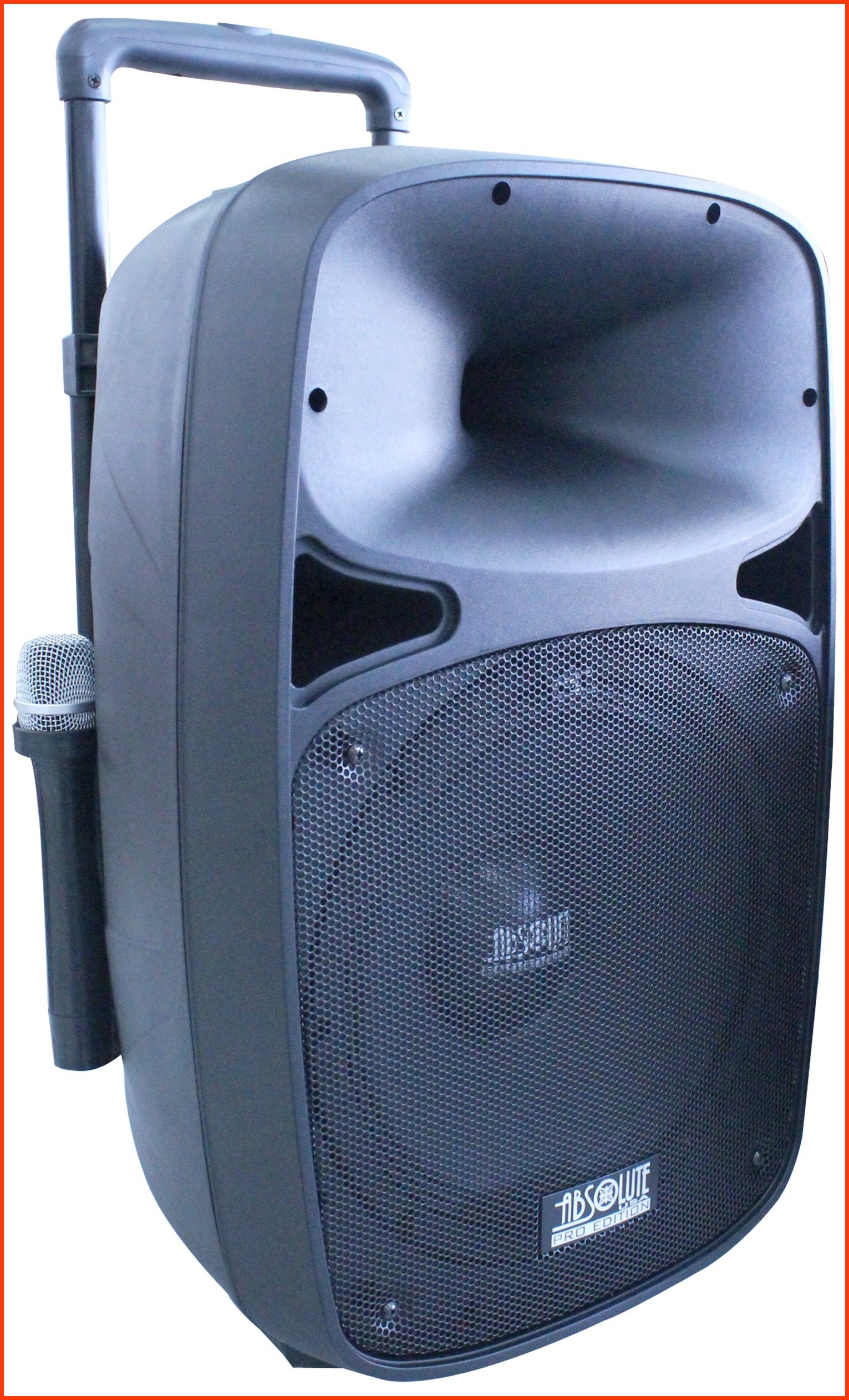 並行輸入品Absolute USA USPROBAT12 2000 Watts Max Power Speaker Built-in BatteryBluetoothAmplifierSDUSBFM Radio