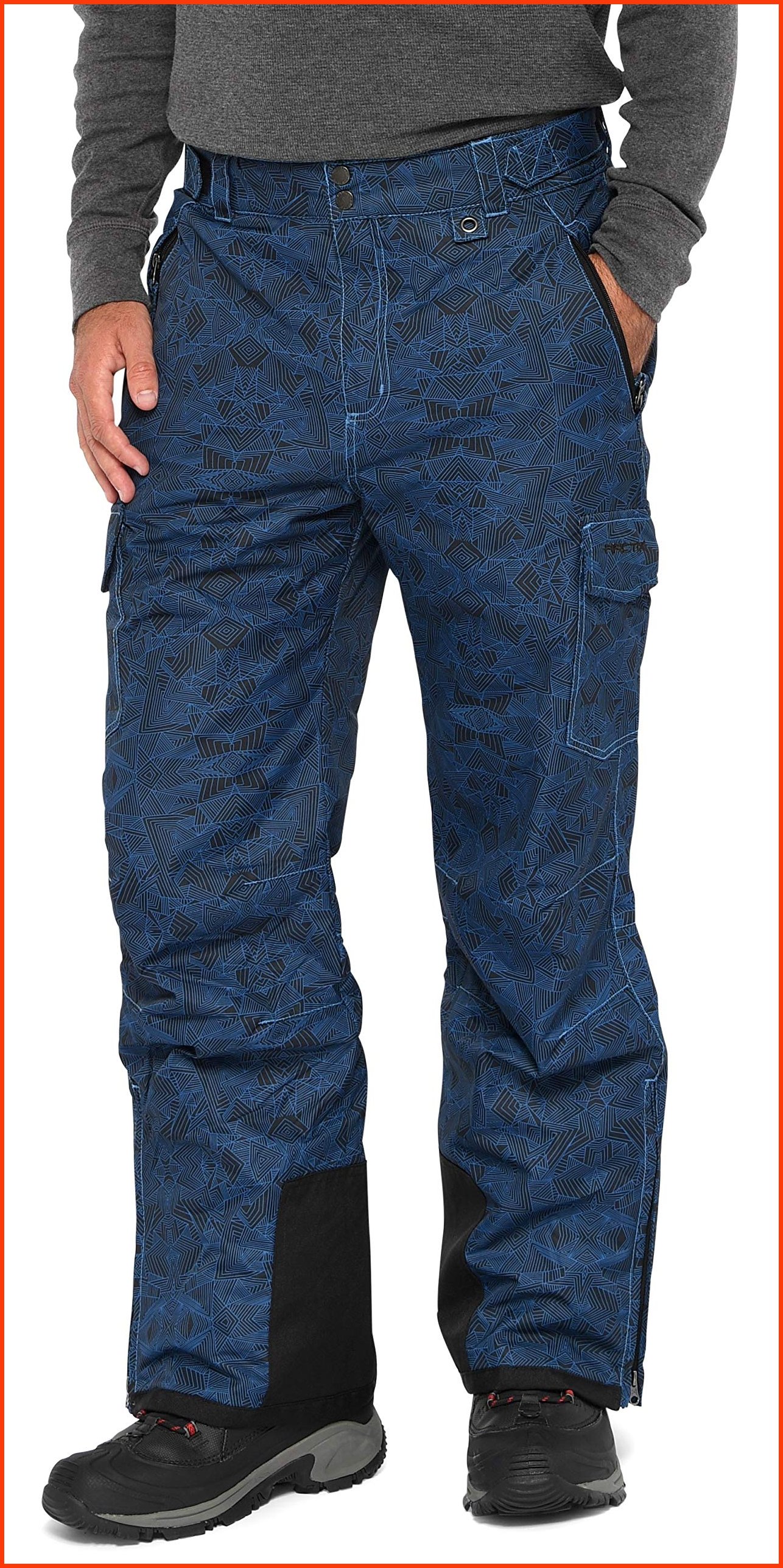 並行輸入品Arctix Mens Snow Sports Cargo Pants Diamond Print Nautical Bue XX-Large32 Inseam
