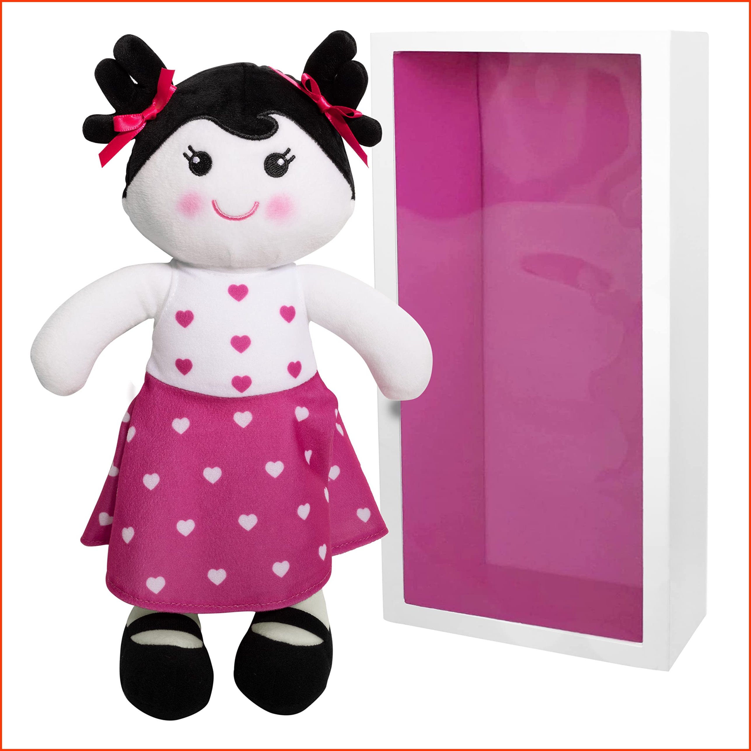 並行輸入品Liphontcta Doll Soft Baby Doll Plush Toys for Little Girls Toddlers First Birthday Christmas Easter Gifts 14 I