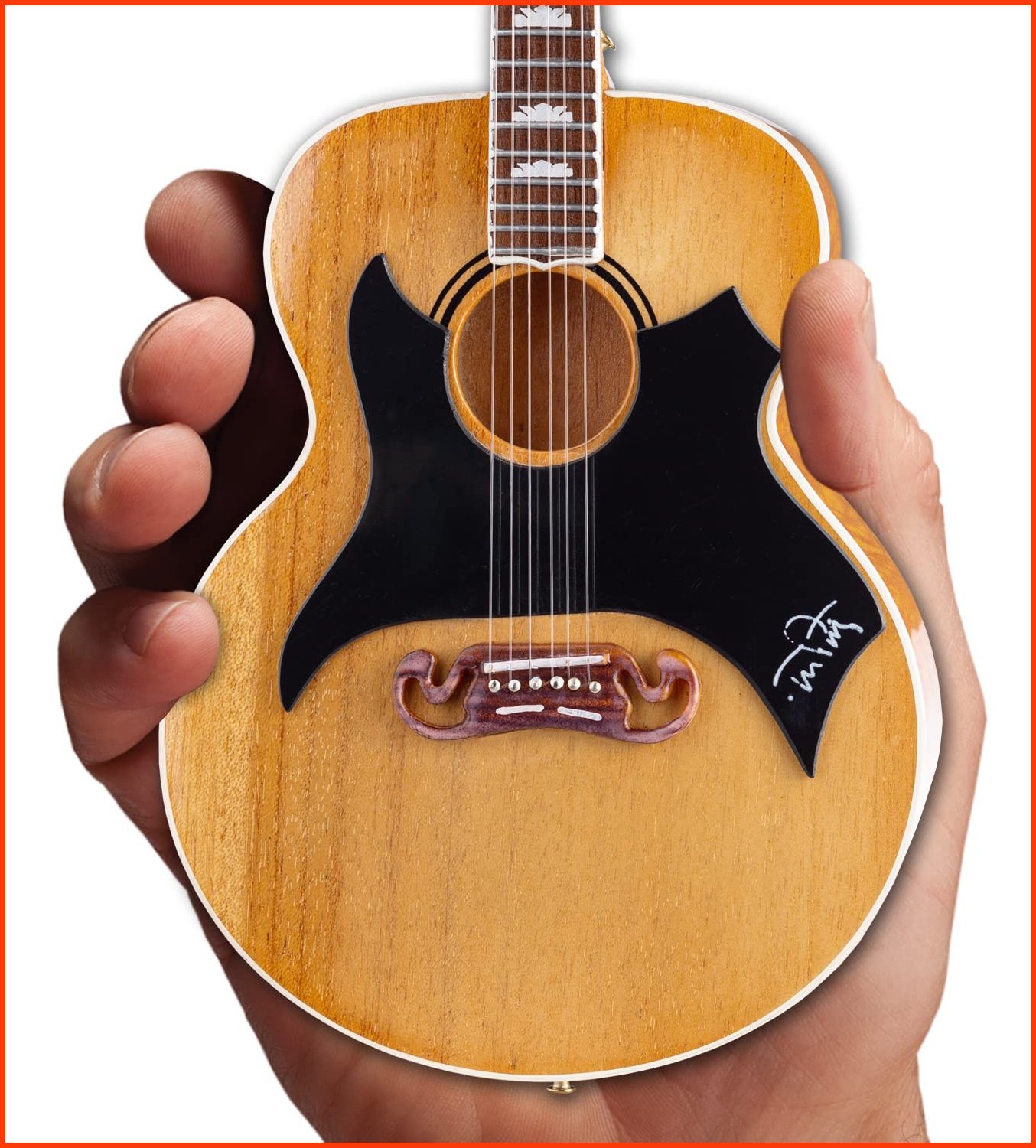 並行輸入品Gibson SJ-200 Miniature Replica Model Wildflower Antique Natural Acoustic Guitar