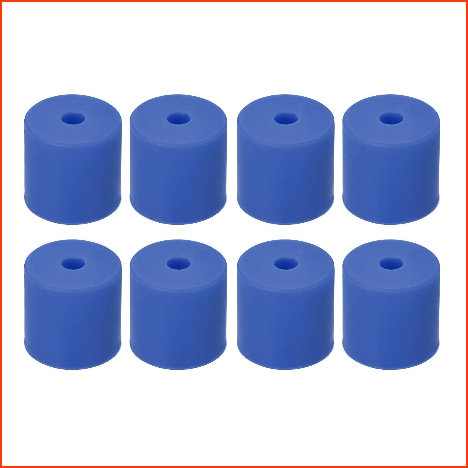 並行輸入品MECCANIXITY Silicone Leveling Column Silicone Buffer 16mm Blue Heat-Resistant for 3D Printer Hot Bed 8pcs