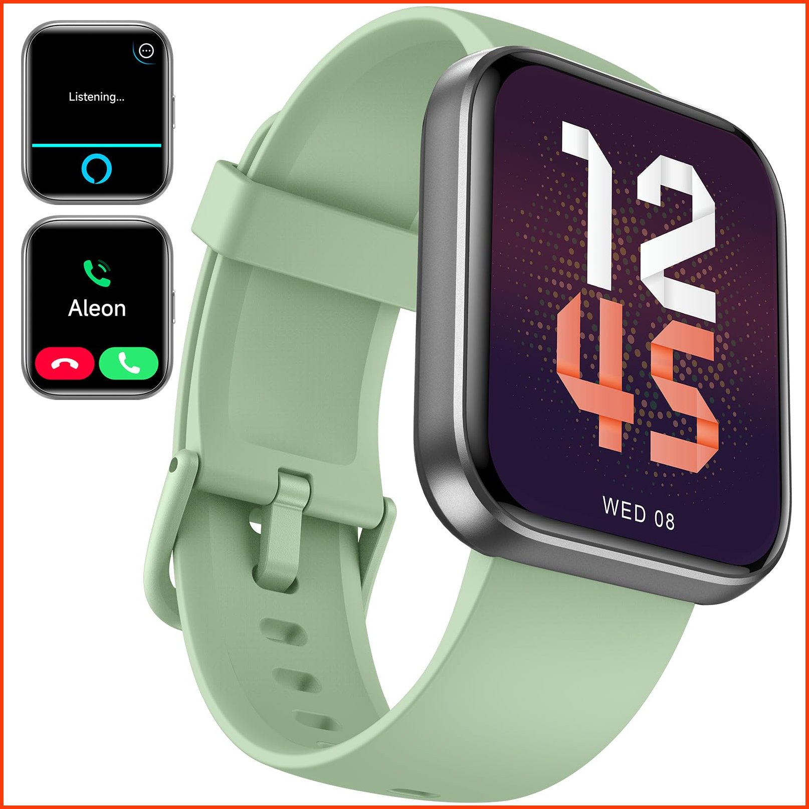 並行輸入品aeac Smart Watch 2024 Newest Fitness Watch for Men Women Alexa Built-in Stable Bluetooth Call with Heart