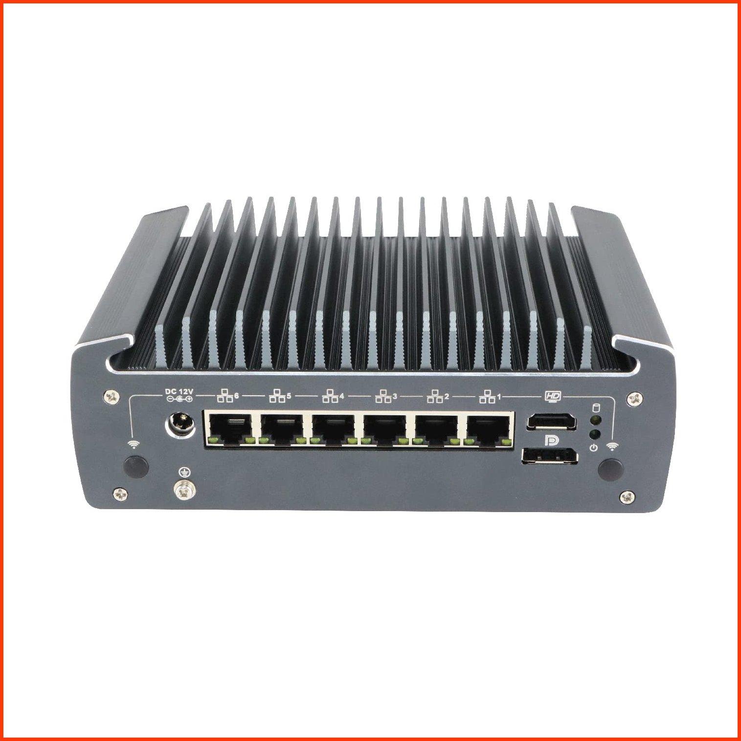 並行輸入品Micro Firewall Appliance Mini PC pFsense Mikrotik OPNsense VPN Router PC I7 10810U HUNSN RX10k AES-NI