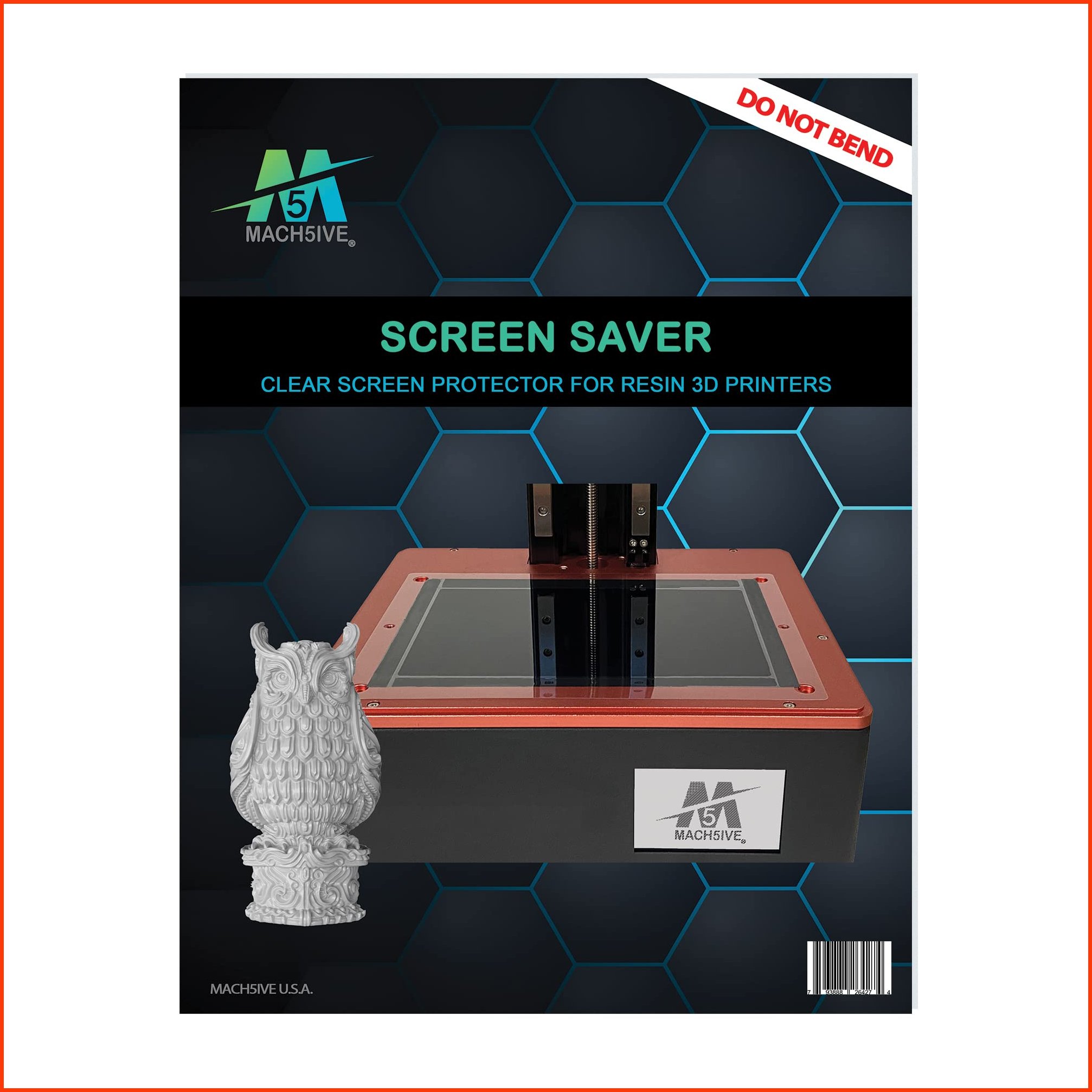 並行輸入品Mach5ive Screen Saver for Resin 3D Printers - Saturn 3 12K Saturn 3 Ultra 12K 3-Pack