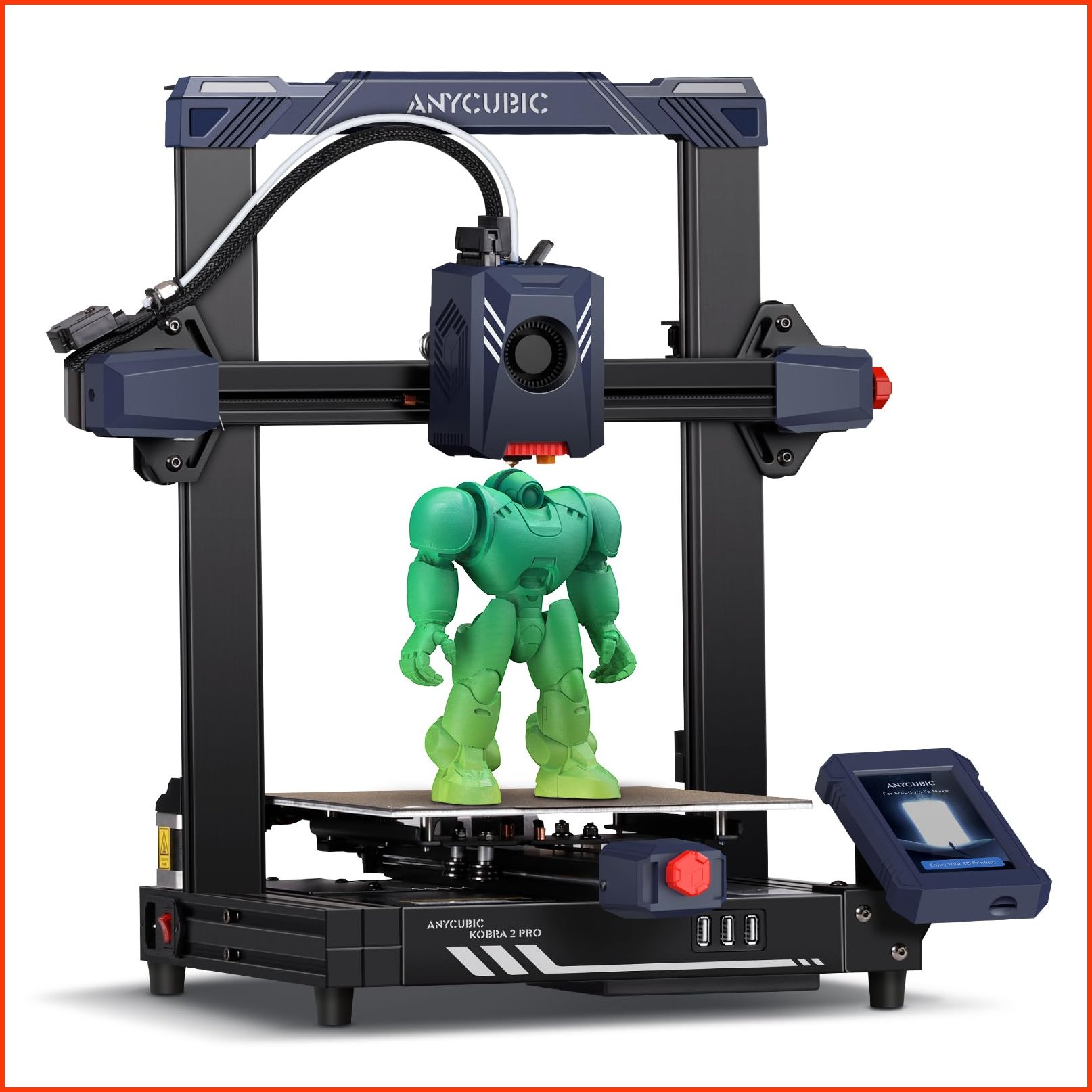 並行輸入品Anycubic Kobra 2 Pro 3D Printer 500mms High-Speed Printing High Power Powerful Computing New Structure Upg