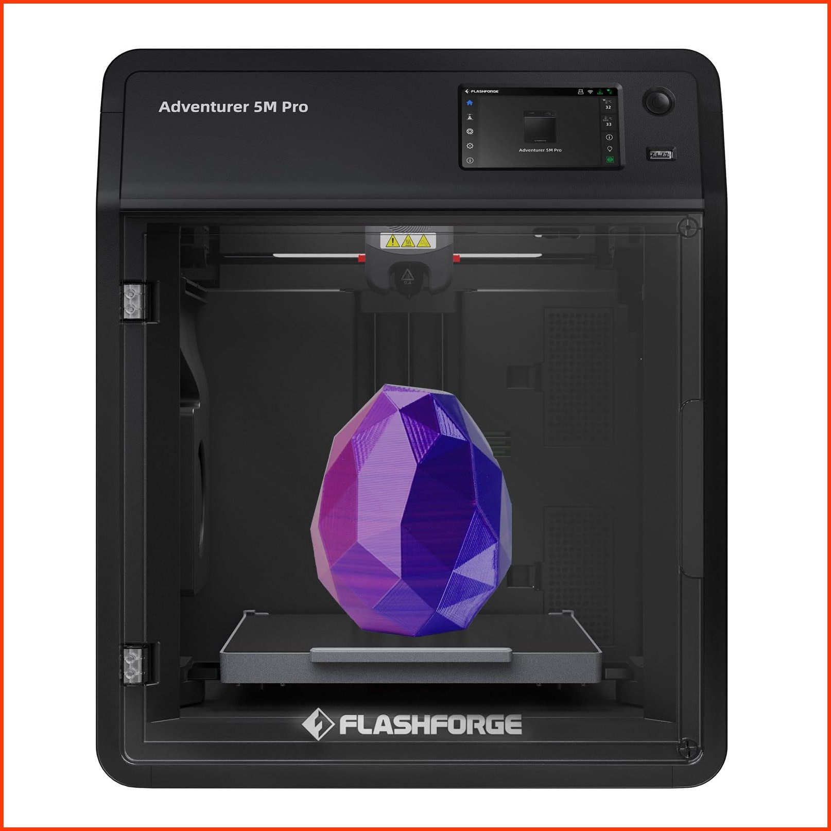 並行輸入品FLASHFORGE Adventurer 5M Pro 3D Printer 600mms Max High-Speed 3D Printers with Auto Leveling Dual Filtratio