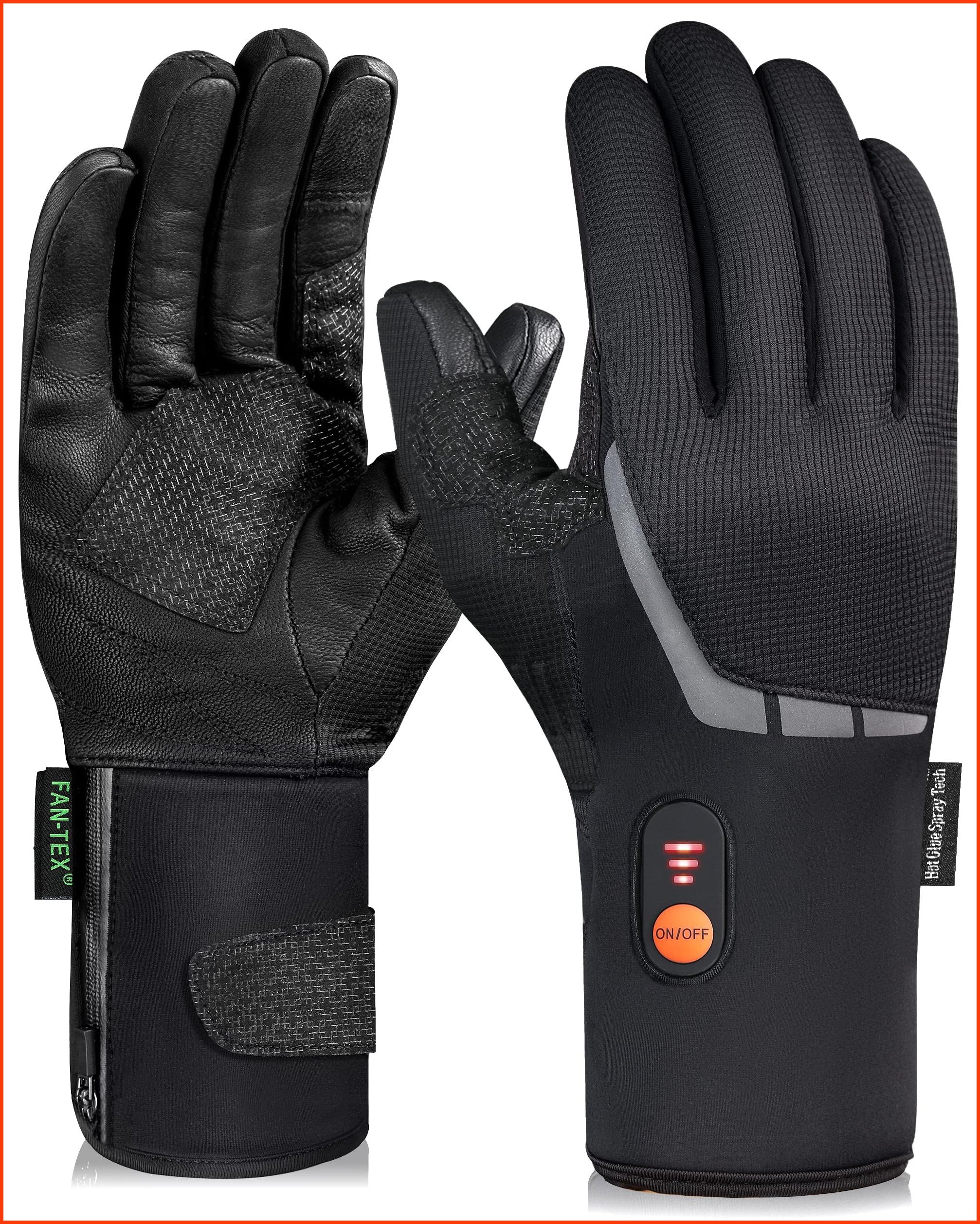 並行輸入品Luckcolor Heated Gloves for Men Women Rechargeable Waterproof Winter Warm Gloves for Arthritis Raynauds Hea