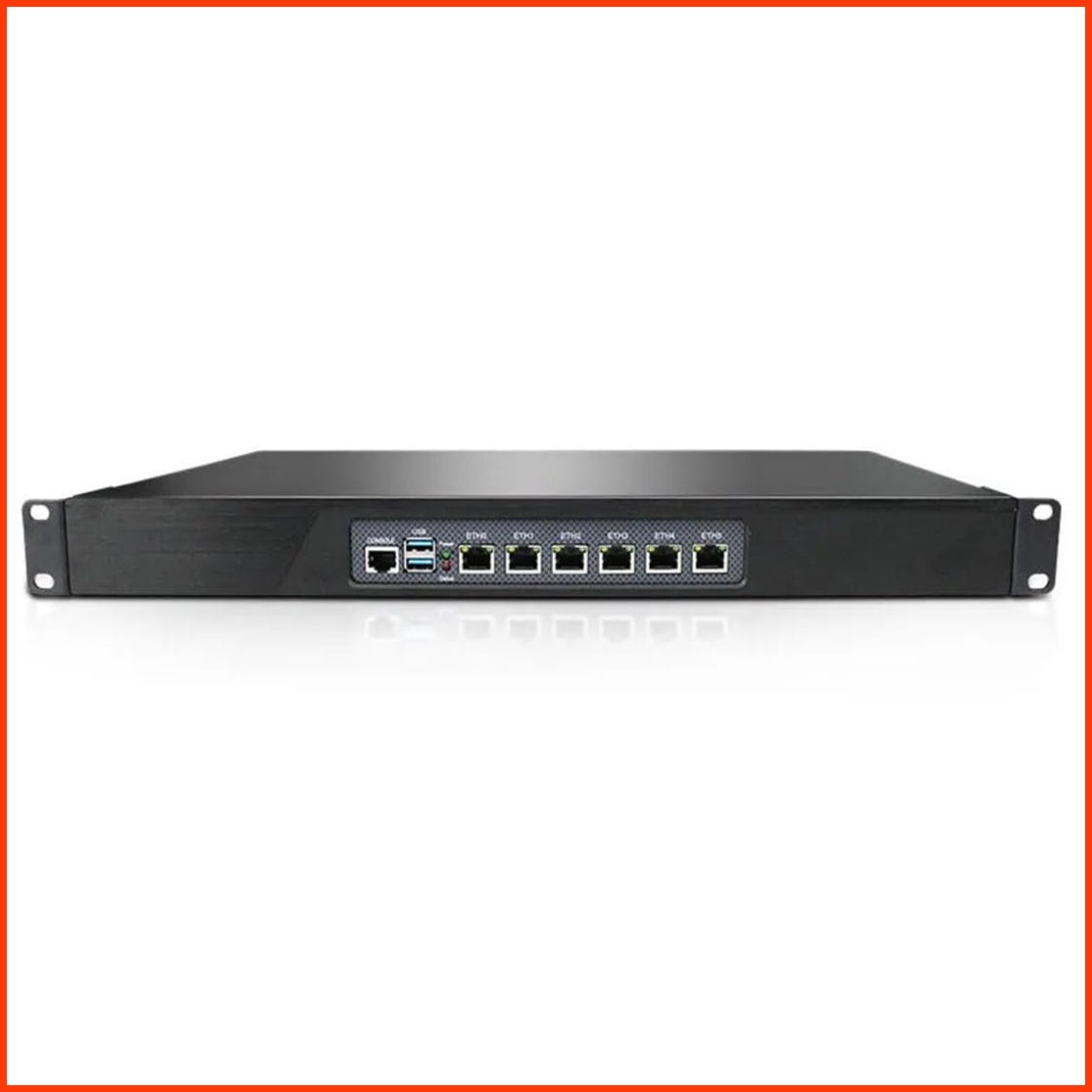 並行輸入品Partaker 1U Firewall Appliance OPNsense VPN Firewall Hardware Router PC Intel J4125 S03 AES-NI 6 x 2.5