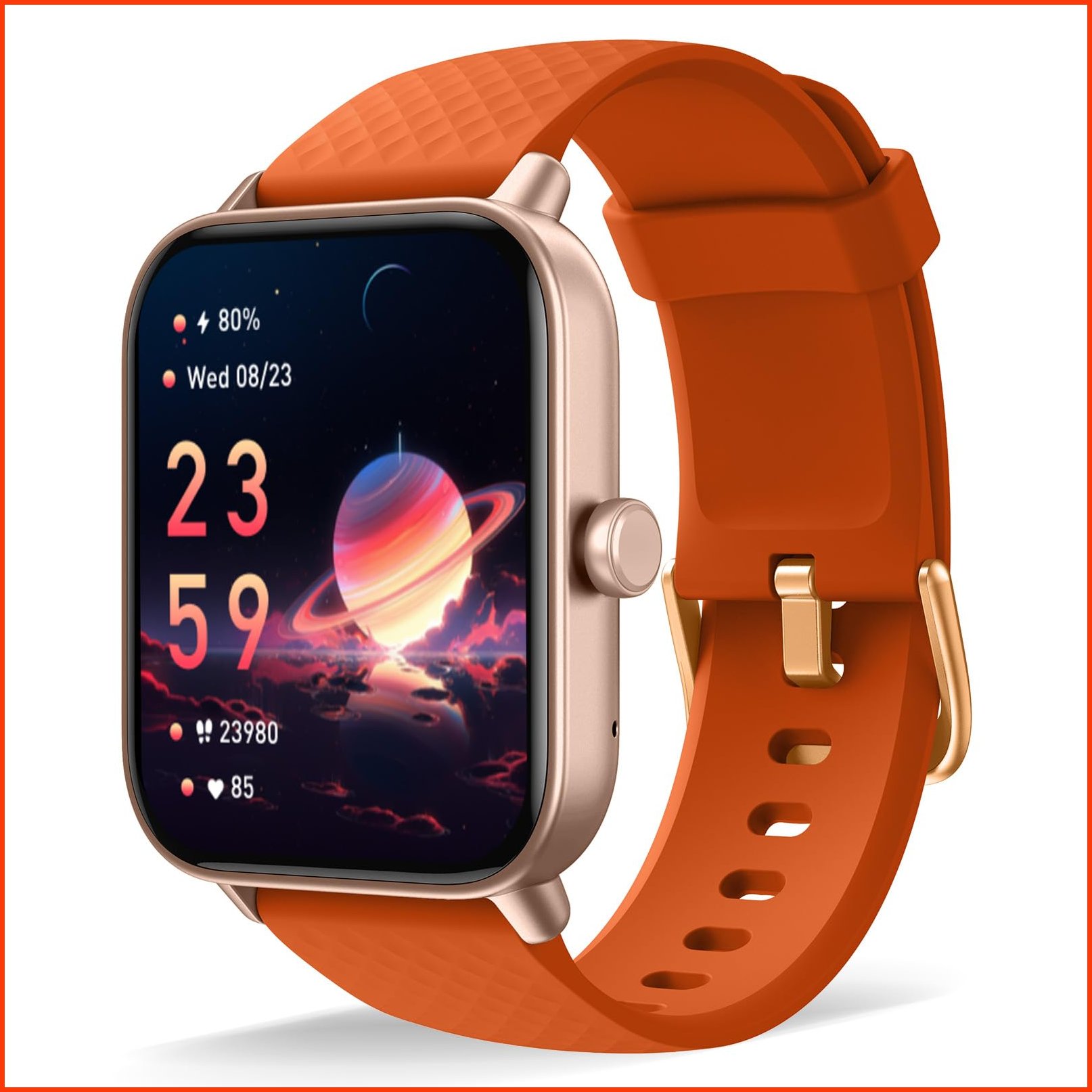 並行輸入品Faweio Smart Watch Bluetooth 5.3 AnswerMake Call Alexa Built in 1.8 Fitness Tracker with Heart Rate SpO2