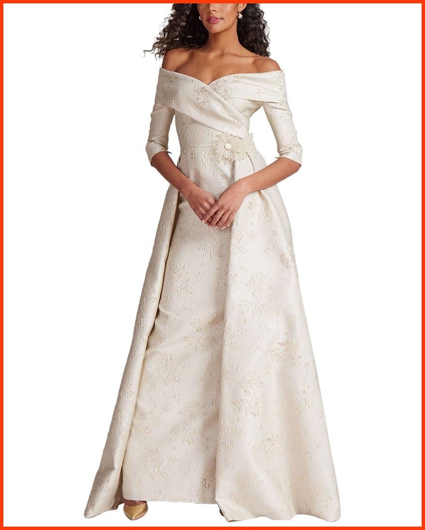 並行輸入品Teri Jon by Rickie Freeman Womens Special Occasion Long Dress 2 Multi-Colored